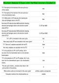 Biochem Module 8 Exam with Verified Answers Graded A&plus;