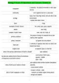 Biology II Exam &num;5 Questions and Answers Graded A&plus;