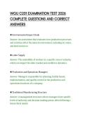WGU C201 EXAMINATION TEST 2026&NewLine;COMPLETE QUESTIONS AND CORRECT&NewLine;ANSWERS