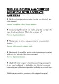 WGU C201 REVIEW 2026 VERIFIED&NewLine;QUESTIONS WITH ACCURATE&NewLine;ANSWERS