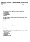 AMS Review Questions &ndash; Study Guide&comma; Practice Questions & Exam Preparation