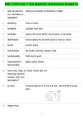 BIOS 2210 Exam 3 Test Questions and Answers Graded A&plus;