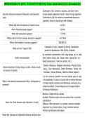 BIOS EXAM &num;1 &lpar;CH&period; 1&sol;2&sol;3&sol;17&sol;18&sol;19&rpar; Test with Answers Graded A&plus;