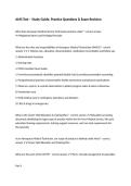 AMS Test &ndash; Study Guide&comma; Practice Questions & Exam Revision
