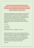 WGU D514 OA WGU D514 ACTUAL 2026 EXAM &NewLine;CURRENTLY TESTING COMPLETE EXAM QUESTIONS WITH &NewLine;DETAILED VERIFIED ANSWERS &lpar;100&percnt; CORRECT ANSWERS&rpar; &NewLine;ALREADY GRADED A&plus; BRAND NEW&excl;&excl;