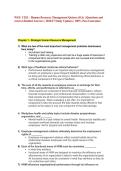 WGU C202 &ndash; Human Resource Management Quizzes &lpar;OA&rpar; &vert; Questions and correct detailed Answers &vert; 2026&sol;27 Study Updates &vert; 100&percnt; Pass Guarantee &NewLine;&NewLine;