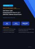 VATI Green Light Comprehensive Forms A B C 400 Questions Actual Exam 2026&sol;2027 &ndash; Complete Exam-Style Q&As &vert; 100&percnt; Certified Verified &ndash; Pass Guaranteed &ndash; A&plus; Graded