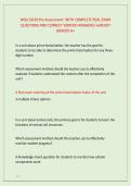 WGU D638 Pre-Assessment  WITH COMPLETE REAL EXAM &NewLine;QUESTIONS AND CORRECT VERIFIED ANSWERS&sol; ALREADY &NewLine;GRADED A&plus;