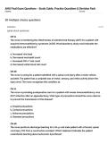AMS Final Exam Questions &ndash; Study Guide&comma; Practice Questions & Revision Pack