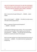 WGU D570 COGNITIVE PSYCHOLOGY OA AND PRE ASSESSMENT &NewLine;EXAM 2026 ACTUAL EXAM COMPLETE EXAM QUESTIONS WITH &NewLine;DETAILED VERIFIED ANSWERS &lpar;100&percnt; CORRECT ANSWERS&rpar; &NewLine;&sol;ALREADY GRADED A&plus; 