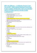 DHN 101 Midterm 1 &ndash; Certification Practice Exam &NewLine;Newest 2025 &ndash; 2026 Updated Questions From Actual &NewLine;Exams Complete 150 Questions And Correct Detailed &NewLine;Answers &lpar;Verified Answers&rpar; &vert;Already Graded &NewLine;A&plus;&vert;&vert;Brand New&excl;&excl;