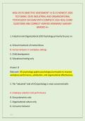 WGU D576 OBJECTIVE ASSESSMENT V1 & V2 NEWEST 2026 &NewLine;TEST BANK&vert; D576 INDUSTRIAL AND ORGANIZATIONAL &NewLine;PSYCHOLOGY OA EXAM WITH COMPLETE 350&plus; REAL EXAM &NewLine;QUESTIONS AND CORRECT VERIFIED ANSWERS&sol; ALREADY &NewLine;GRADED A&plus;