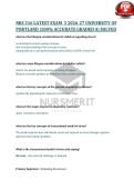 NRS 316 LATEST EXAM  3 2026-27 UNIVERSITY OF PORTLAND &vert;100&percnt; ACCURATE GRADED A&vert; SOLVED