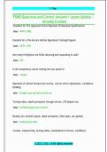 FSVO Questions and Correct Answers&sol; Latest Update &sol; &NewLine;Already Graded 