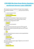 C785 WGU Bio-Chem Exam Review Questions and Revised Answers &ndash; Western Governors University &lpar;WGU&rpar; &ndash; 2026&sol;2027 Biochemistry Course Study Guide
