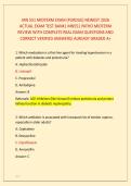MN 551 MIDTERM EXAM &lpar;PURDUE&rpar; NEWEST 2026 &NewLine;ACTUAL EXAM TEST BANK&vert; MN551 PATHO MIDTERM &NewLine;REVIEW WITH COMPLETE REAL EXAM QUESTIONS AND &NewLine;CORRECT VERIFIED ANSWERS&sol; ALREADY GRADED A&plus;