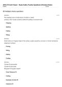 AMS 375 Unit 4 Exam &ndash; Study Guide&comma; Practice Questions & Revision Notes