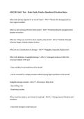 AMS 261 Unit 5 Test &ndash; Study Guide&comma; Practice Questions & Revision Notes