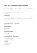 AMS 261 Unit 3 &ndash; Study Guide&comma; Practice Questions & Revision Notes