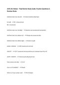 AMS 261 Metals &ndash; Final Review Study Guide&comma; Practice Questions & Revision Notes
