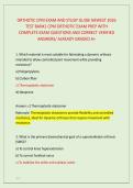 ORTHOTIC CPM EXAM AND STUDY GUIDE NEWEST 2026 &NewLine;TEST BANK&vert; CPM ORTHOTIC EXAM PREP WITH &NewLine;COMPLETE EXAM QUESTIONS AND CORRECT VERIFIED &NewLine;ANSWERS&sol; ALREADY GRADED A&plus;