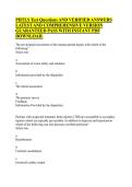 PHTLS Test Questions and Verified Answers &ndash; Prehospital Trauma Life Support &lpar;PHTLS&rpar; &ndash; Latest Edition &ndash; Comprehensive Exam Preparation and Trauma Management Study Guide