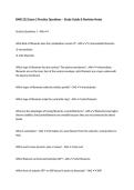 BMB 252 Exam 2 Practice Questions &ndash; Study Guide & Revision Notes