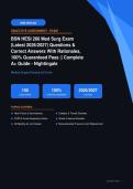 BSN HESI 266 Med Surg Exam Questions & Correct Answers with Rationales Actual Exam 2026&sol;2027 &ndash; Complete Exam-Style Q&As &vert; 100&percnt; Certified Verified &ndash; Pass Guaranteed &ndash; A&plus; Graded
