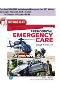 Best Package for Prehospital Emergency Care 12th Edition by Joseph J&period; Mistoṿich&comma; Keith J&period; Karren All Chapters Newly covered&sol; Complete