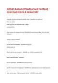 ABFAS boards &lpar;Rearfoot and forefoot&rpar; exam questions & answers