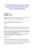 Texas Nursing Jurisprudence Exam NJE Texas Board of Nursing Question Bank &lpar;Latest 2026&sol;2027 Edition&rpar; &ndash; 100&percnt; Correct Questions&comma; Answers & Detailed Rationales