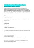 HESI RN - Evolve Fluid Balance Exam Practice Questions with Certified Solutions