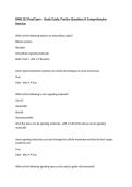 BMB 252 Final Exam &ndash; Study Guide&comma; Practice Questions & Comprehensive Revision