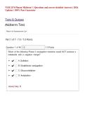 NUR 2474 Pharm Midterm 1 &vert; Questions and correct detailed Answers &vert; 2026 Updates &vert; 100&percnt; Pass Guarantee 