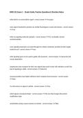 BMB 252 Exam 1 &ndash; Study Guide&comma; Practice Questions & Revision Notes