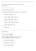 MATH 3321 EXAM 2 &vert; QUESTIONS AND ANSWERS &vert; 2026 UPDATE &vert; 100&percnt; CORRECT&period;