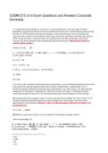 COMM 215 ch 6 Exam Questions and Answers Concordia University