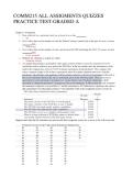 COMM215 ALL ASSIGMENTS QUIZZES PRACTICE TEST-GRADED A