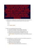 CPAN QUESTIONS EXAM NEWEST&NewLine;2026&sol;2027 ACTUAL EXAM TEST&NewLine;BANK&vert; COMPLETE 50 REAL EXAM&NewLine;QUESTIONS AND CORRECT VERIFIED&NewLine;ANSWERS&sol; ALREADY GRADED A&plus;&vert;&NewLine;CERTIFIED POST ANESTHESIA&NewLine;NURSE EXAM REVIEW 2026 &lpar;MOST&NewLine;RECENT&excl;&excl;&rpar;
