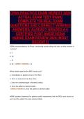 CPAN PRACTICE EXAM NEWEST 2026&NewLine;ACTUAL EXAM TEST BANK&vert;&NewLine;COMPLETE 150 REAL EXAM&NewLine;QUESTIONS AND CORRECT VERIFIED&NewLine;ANSWERS&sol; ALREADY GRADED A&plus;&vert;&NewLine;CERTIFIED POST ANESTHESIA&NewLine;NURSE EXAM REVIEW 2026 &lpar;MOST&NewLine;RECENT&excl;&excl;&rpar;