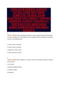 CPAN EXAM NEWEST 2026&sol;2027&NewLine;ACTUAL EXAM TEST BANK&vert;&NewLine;COMPLETE 150 REAL EXAM&NewLine;QUESTIONS AND CORRECT VERIFIED&NewLine;ANSWERS&sol; ALREADY GRADED A&plus;&vert;&NewLine;CERTIFIED POST ANESTHESIA&NewLine;NURSE EXAM REVIEW 2026 &lpar;MOST&NewLine;RECENT&excl;&excl;&rpar;