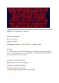 CPAN EXAM NEWEST 2026 ACTUAL&NewLine;EXAM TEST BANK&vert; COMPLETE 50&NewLine;REAL EXAM QUESTIONS AND&NewLine;CORRECT VERIFIED ANSWERS&sol;&NewLine;ALREADY GRADED A&plus;&vert; CERTIFIED&NewLine;POST ANESTHESIA NURSE EXAM&NewLine;REVIEW 2026 &lpar;MOST RECENT&excl;&excl;&rpar;