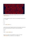 CPAN EXAM NEWEST 2026 ACTUAL&NewLine;EXAM TEST BANK&vert; COMPLETE 50&NewLine;REAL EXAM QUESTIONS AND&NewLine;CORRECT VERIFIED ANSWERS&sol;&NewLine;ALREADY GRADED A&plus;&vert; CERTIFIED&NewLine;POST ANESTHESIA NURSE EXAM&NewLine;REVIEW 2026 &lpar;MOST RECENT&excl;&excl;&rpar;