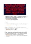 CMTO &sol; MCQ EXAM NEWEST 2026&NewLine;ACTUAL EXAM TEST BANK&vert; 2&NewLine;VERSIONS &lpar;VERSION A & B&rpar; WITH 50&NewLine;REAL EXAM QUESTIONS AND&NewLine;CORRECT VERIFIED ANSWERS&sol;&NewLine;ALREADY GRADED A&plus; &lpar;BRAND&NewLine;NEW&excl;&excl;&rpar;