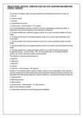 PNB 2274 EXAM 1 PRACTICE  COMPLETE STUDY SET WITH  QUESTIONS AND SIMPLIFIED CORRECT ANSWERS
