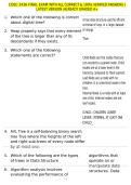 COSC 2436 FINAL EXAM WITH ALL CORRECT & 100&percnt; VERIFIED ANSWERS &vert;LATEST VERSION &vert;ALREADY GRADED A&plus;