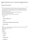 NUR631 Advanced Health Assessment Test 1 &ndash; Study Guide&comma; Practice Questions & Revision Notes