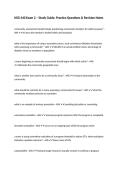 NSG 440 Exam 2 &ndash; Study Guide&comma; Practice Questions & Revision Notes