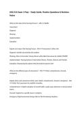 NSG 521 Exam 1 Prep &ndash; Study Guide&comma; Practice Questions & Revision Notes