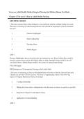 Test Bank for Focus on Adult Health Medical-Surgical Nursing 2nd Edition by Linda Honan &vert; Complete Questions & Answers &vert; Latest Version